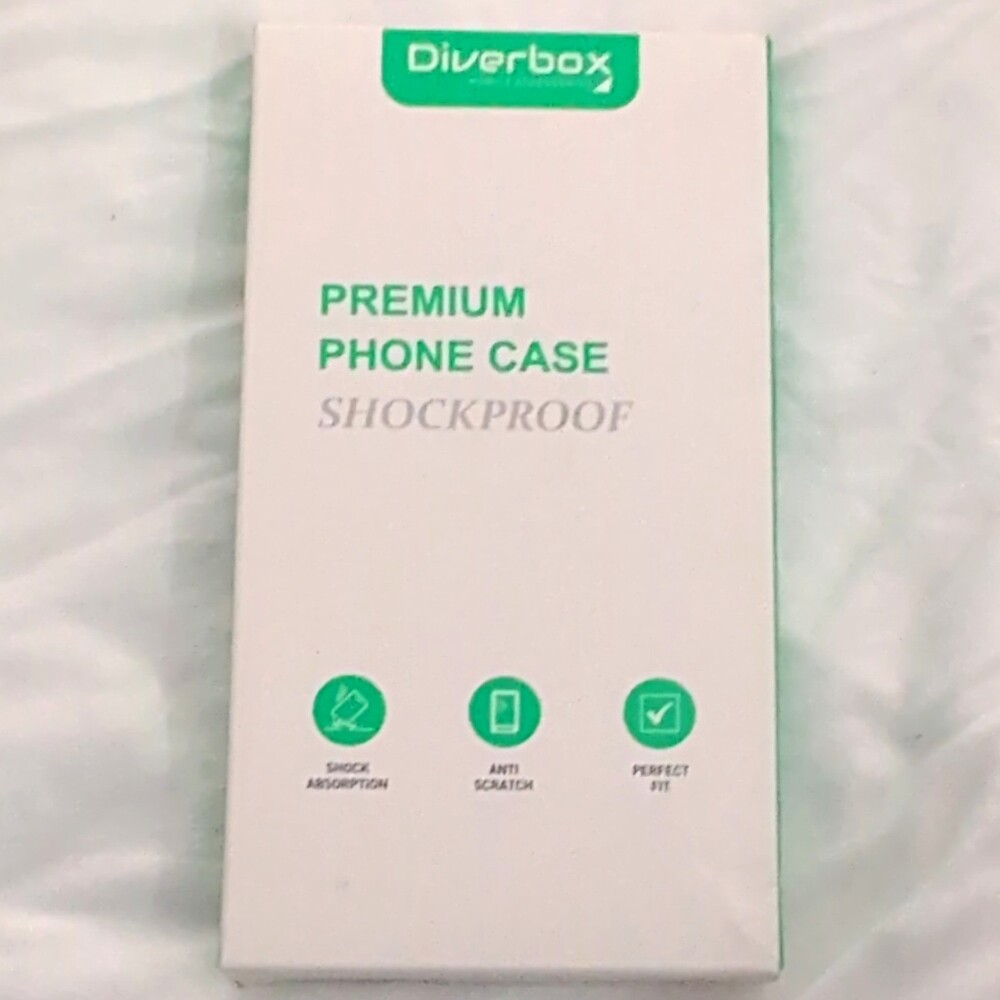 Diverbox Shockproof Anti-Scratch Phone Case for Apple iPhone 14 6.1 Black